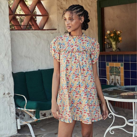 Doen Dresses & Skirts - Doen Alice Dress in Poppy & Daisy Floral Large NWOT